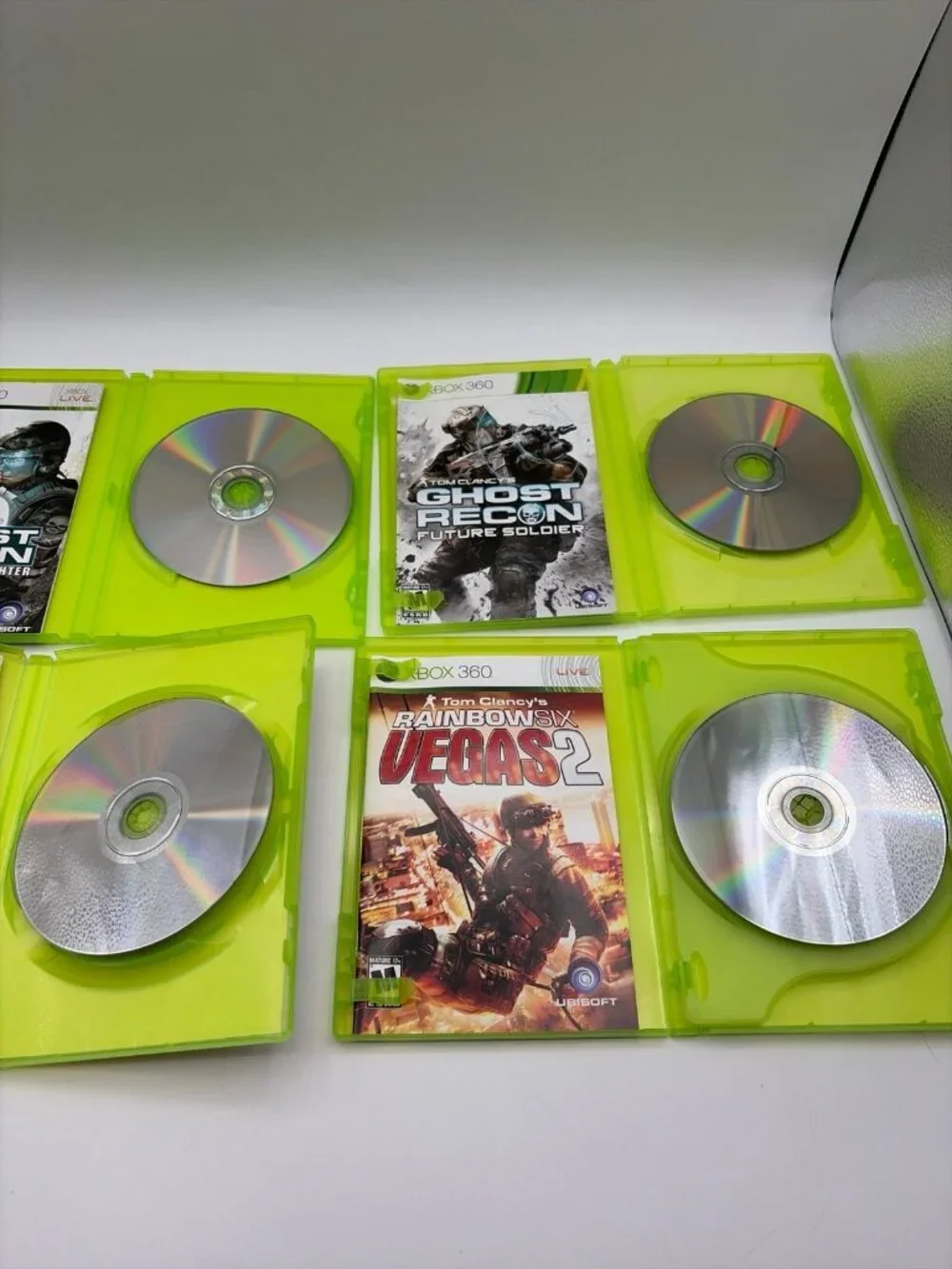 Tom Clancy Xbox 360 Ghost Recon Advanced Warfighter Future Soldier Rainbow 6